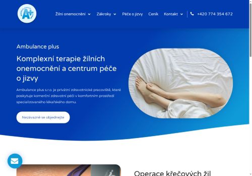 Zobrazit webové stránky Ambulance plus - Doc. MUDr. Tomáš Skalický, PhD., MUDr. Adam Skalický, MUDr. Martin Blažek, MUDr. Jan Zeithaml