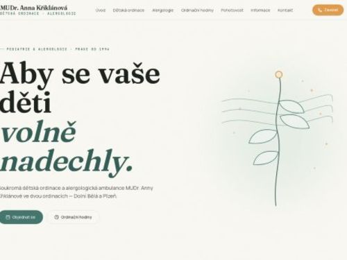 Alergologická a imunologická ambulance - MUDr. Anna Křiklánová