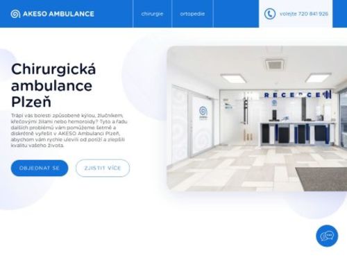 AKESO chirurgická ambulance Plzeň - MUDr. Vojtěch Černý, MUDr. Juraj Horský