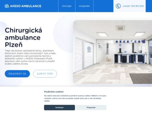 AKESO chirurgická ambulance Plzeň - MUDr. Vojtěch Černý, MUDr. Juraj Horský