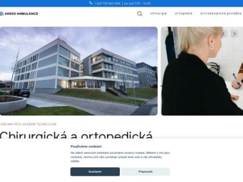 AKESO Ortopedická ambulance Plzeň - MUDr. Ludvík Lukáš, MUDr. Marek Reichl, MUDr. Petr Skala