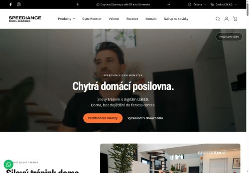 Zobrazit webové stránky Speediance Česko