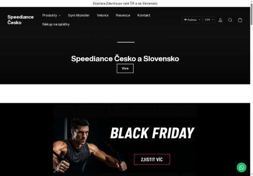 Zobrazit webové stránky Speediance Česko