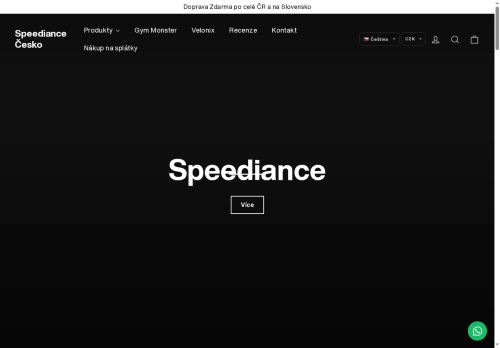 Zobrazit webové stránky Speediance Česko