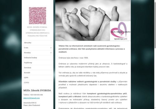 Zobrazit webové stránky Gynekologická ambulance - MUDr. Zdeněk Svoboda