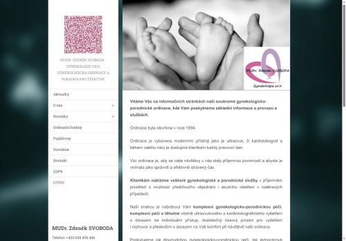 Zobrazit webové stránky Gynekologická ambulance - MUDr. Zdeněk Svoboda