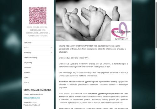 Zobrazit webové stránky Gynekologická ambulance - MUDr. Zdeněk Svoboda