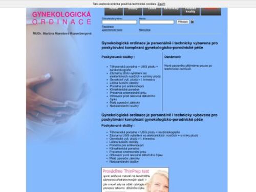 Gynekologická ambulance - MUDr. Martina Marešová Rosenbergová
