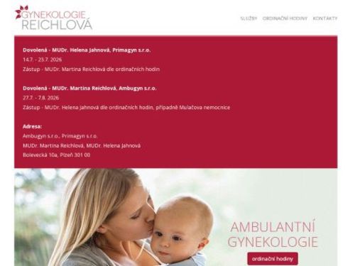 Gynekologická ambulance Primagyn s.r.o. - MUDr. Helena Jahnová