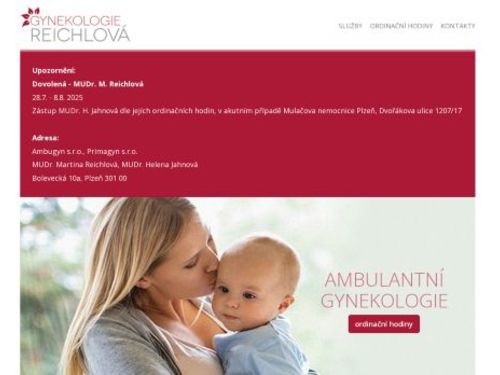Gynekologická ambulance Ambugyn s.r.o. - MUDr. Martina Reichlová
