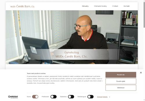 Zobrazit webové stránky Gynekologická ambulance - MUDr. Jana Cibulková, MUDr. Čeněk Born, CSc.