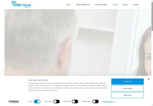 Zobrazit webové stránky Gynekologická ambulance GYNEO Reindl - MUDr. Josef Reindl, MUDr. Dagmar Švehlová, MUDr. Lukáš Prajka