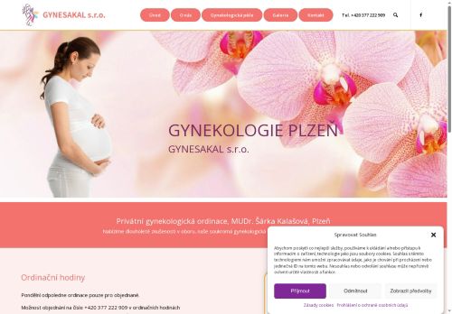 Zobrazit webové stránky Gynekologická ambulance GYNESAKAL s.r.o. - MUDr. Šárka Kalašová