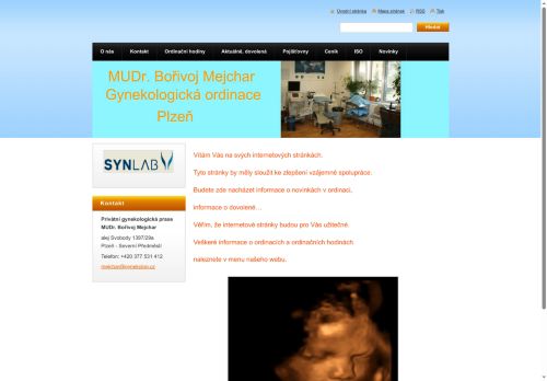 Zobrazit webové stránky Gynekologická ambulance - MUDr. Bořivoj Mejchar