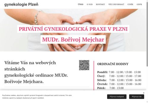 Zobrazit webové stránky Gynekologická ambulance - MUDr. Bořivoj Mejchar