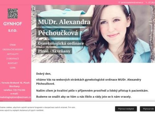 Gynekologická ambulance GYNHOF s.r.o. - MUDr. Alexandra Pěchoučková
