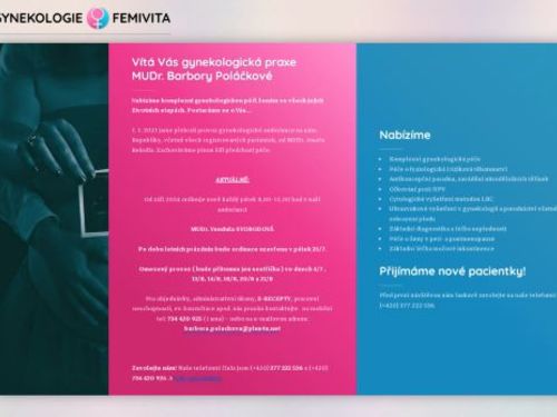 Gynekologie Femivita - MUDr. Barbora Poláčková
