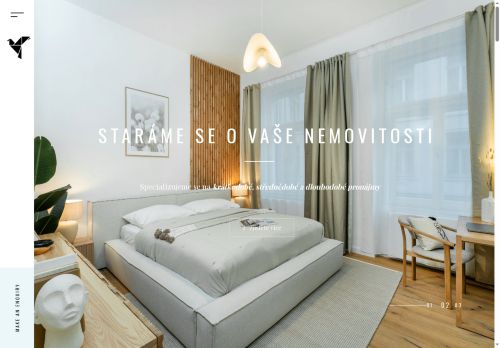 Webové stránky The Lux s.r.o., Praha