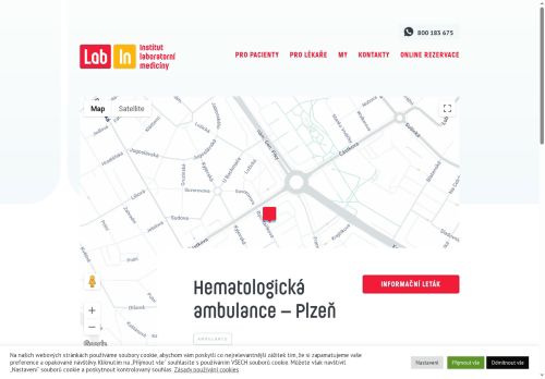 Zobrazit webové stránky Hematologická ambulance - Institut laboratorní medicíny