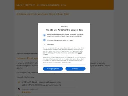 Interní ambulance - MUDr. Jiří Prach