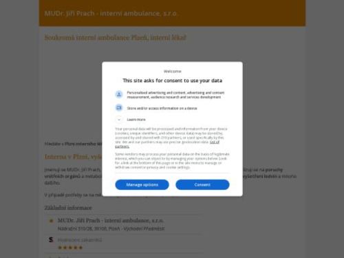Interní ambulance - MUDr. Jiří Prach