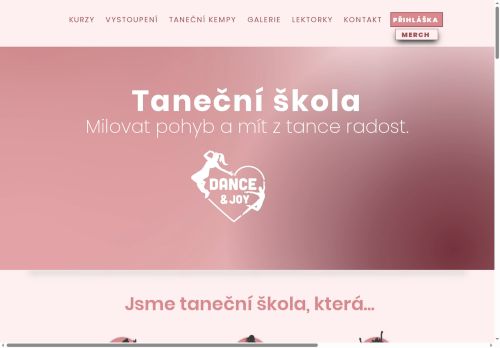 Zobrazit webové stránky Dance&Joy