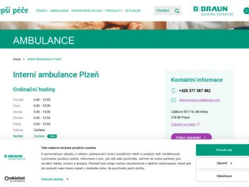 B. Braun Avitum s.r.o. - Interní ambulance