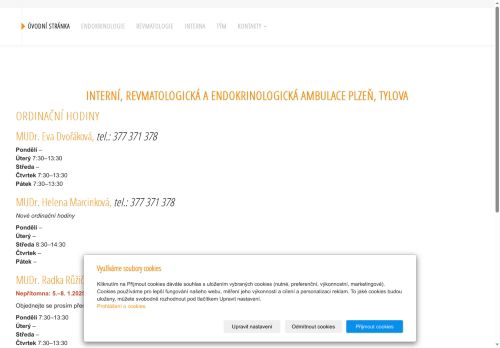 Zobrazit webové stránky Endokrinologická a interní ambulance Fotoric s.r.o. - MUDr. Jana Svobodová