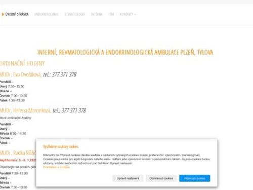 Endokrinologická a interní ambulance Fotoric s.r.o. - MUDr. Jana Svobodová