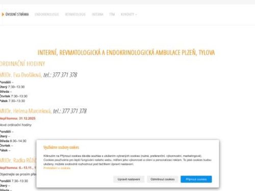 Endokrinologická ambulance Fotoric s.r.o. - MUDr. Eva Dvořáková, MUDr. Helena Marcinková