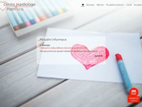Dětská kardiologie Plzeň s.r.o. - MUDr. Petr Jehlička Ph.D., MUDr. Ivana Rušavá