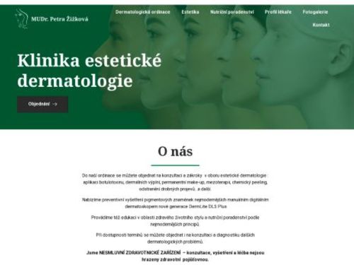 Klinika estetické dermatologie - MUDr. Petra Žižková
