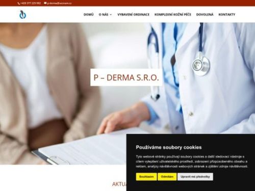 Kožní ambulance P-DERMA s.r.o. - MUDr. Václava Fenclová Pilná