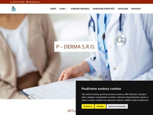 Kožní ambulance P-DERMA s.r.o. - MUDr. Václava Fenclová Pilná