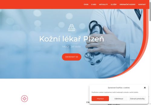 Zobrazit webové stránky Kožní ordinace - MUDr. Jiří Voltr