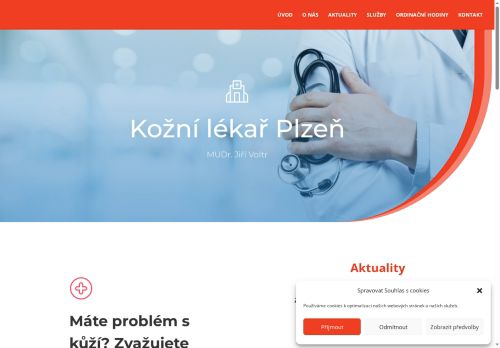 Zobrazit webové stránky Kožní ordinace - MUDr. Jiří Voltr