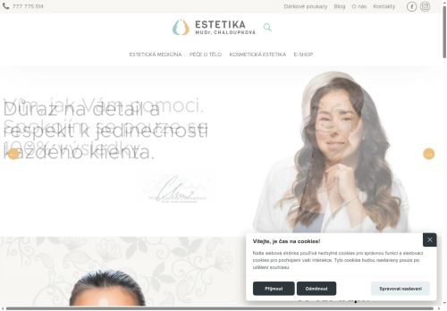 Zobrazit webové stránky Estetika MUDr. Chaloupková