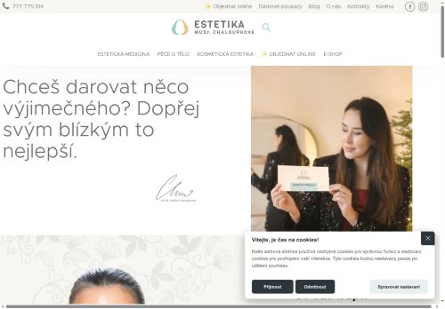 Zobrazit webové stránky Estetika MUDr. Chaloupková