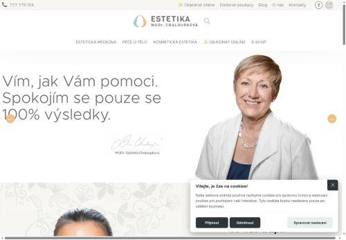 Zobrazit webové stránky Estetika MUDr. Chaloupková