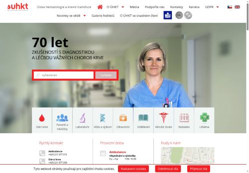 Ústav hematologie a krevní transfuze Praha nabízí práci na pozici Laboranti v obci Praha