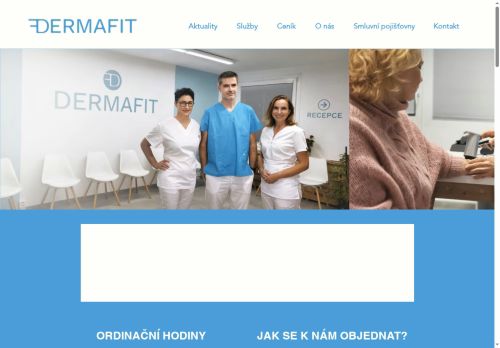 Zobrazit webové stránky Kožní klinika a centrum estetické medicíny DERMAFIT - Doc. MUDr. Tomáš Fikrle, Ph.D, MUDr. Barbora Divišová, Ph.D., MUDr. Petra Brodská, Ph.D.