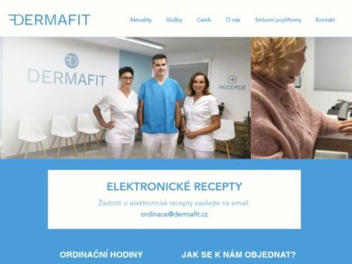 Kožní klinika a centrum estetické medicíny DERMAFIT - Doc. MUDr. Tomáš Fikrle, Ph.D, MUDr. Barbora Divišová, Ph.D., MUDr. Petra Brodská, Ph.D.