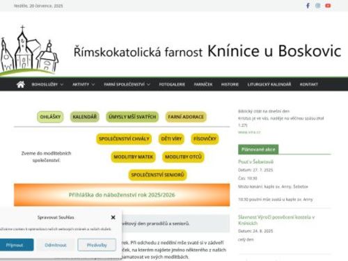 Římskokatolická farnost Knínice u Boskovic