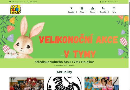 Středisko volného času, příspěvková organizace nabízí práci na pozici Pedagogové volného času se všestranným zaměřením v obci Holešov