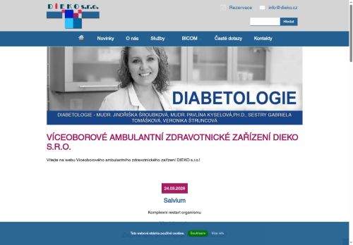 Zobrazit webové stránky Logopedická ambulance DIEKO s.r.o. - Mgr. Stanislava Švajcrová