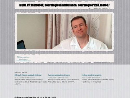 Neurologická ambulance - MUDr. Vít Matoušek