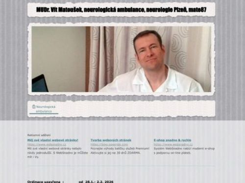 Neurologická ambulance - MUDr. Vít Matoušek