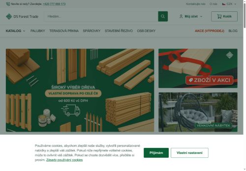 DS FOREST TRADE s.r.o. nabízí práci na pozici Skladníci, obsluha manipulačních vozíků v obci Praha