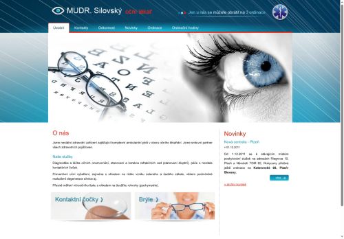 Zobrazit webové stránky Oční ordinace Sisimedica s.r.o. - MUDr. Radek Silovský