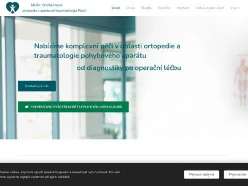 Ortopedie a sportovní traumatologie Plzeň - MUDr. Ondřej Havel